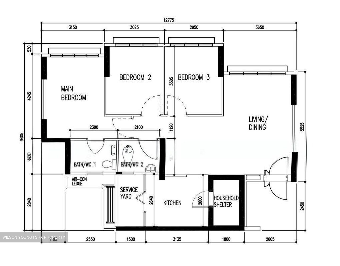 Blk 365C Hougang Meadow (Hougang), HDB 4 Rooms #624540861
